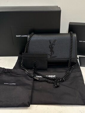 YSL Kate Black Crossbody handbag